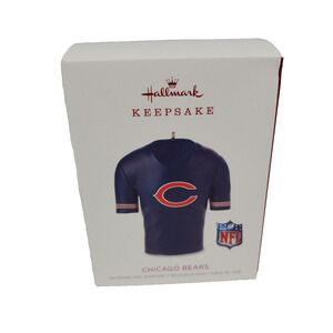 Hallmark Keepsake Ornament 2018 CHICAGO BEARS NFL JERSEY SHIRT New